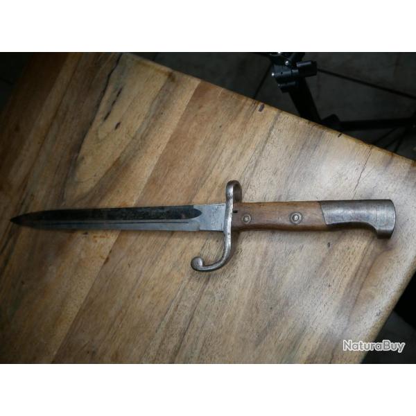 Ba�onnette de Mauser Br�silien 1934 sans fourreau