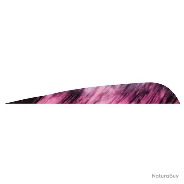 PLUME PARABOLIQUE 5" DROITE - CAMO PURPLE/12
