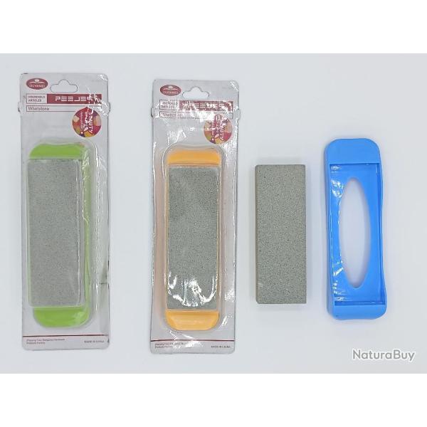Pierre � Aiguiser 2 faces ( 2 grains diff�rents ) par lot de 3