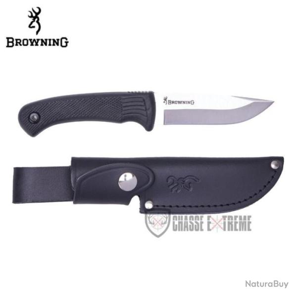 Couteau BROWNING Pro Hunter Fixe Caoutchouc Noir