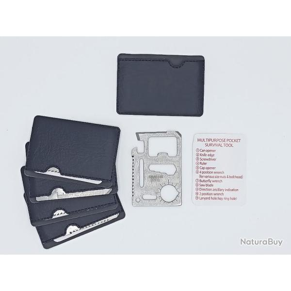 Couteau Carte Multitools X 5 pi�ces