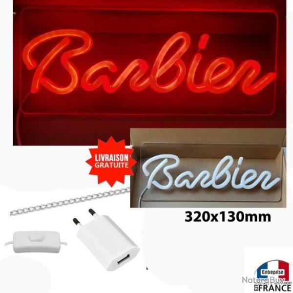 Panneau enseigne lumineuse Neon led verre acrylique  suspendre ou  poser