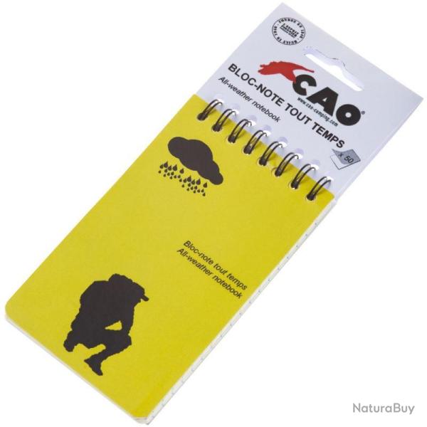 Bloc-notes �tanche CAO tout temps 12,5x7,5cm