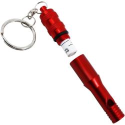 Sifflet de secours avec capuchon CAO rouge