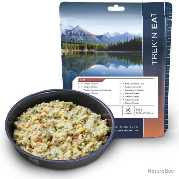 Repas lyophilis� Trek'n Eat Poulet � la cr�me, riz et l�gumes