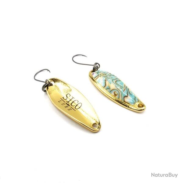 Cuillere Ondulante Sico Lure Ondulante Nacr�e - 7gr BLEU NACRE