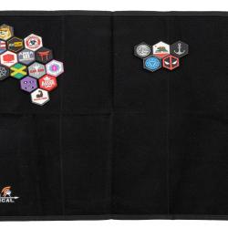 Pr&eacute;sentoir &agrave; patch noir avec 20 patchs al&eacute;atoires sentinelle gear