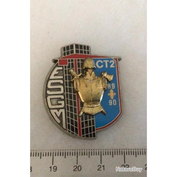 FRANCE GENIE MILITAIRE - Insigne  Ecole Sup�rieure G�nie Militaire C.T.2 1989-90