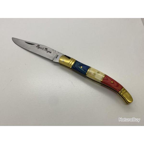 Couteau de poche Le Bougna 22 cm ouvert manche r�publicain.