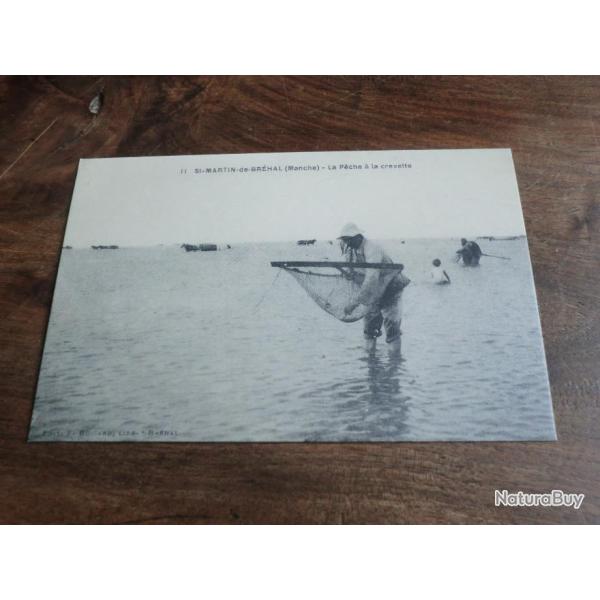 cp saint martin de br�hal la peche a la crevette