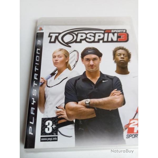 topspin3 avec notice sur ps3