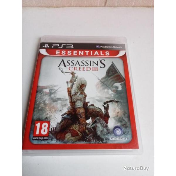 assassin's creed III avec notice sur ps3
