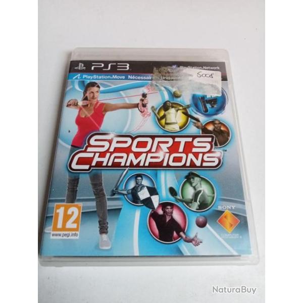 sport champions avec notice sur ps3