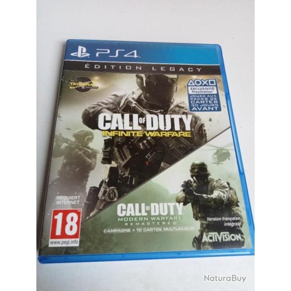 call of duty avec notice sur ps4