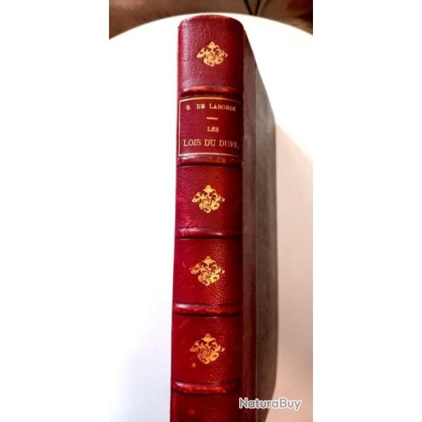 Les lois du duel de Bruneau de Laborie 1906 Paris reli