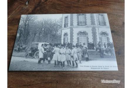 Dreux - Une Chasse à cour dans la Forêt de DREUX - Préparatifs de départ