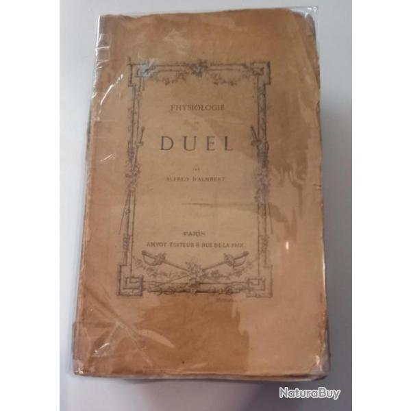Physiologie du duel d'Alfred D'Almbert 1867
