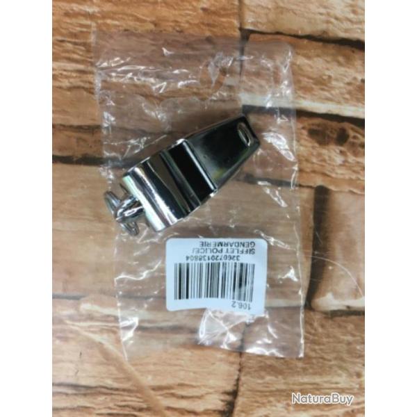 Sifflet arbitre mtal chrom