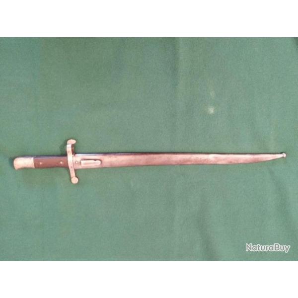 baionnette pour Fusil Kropastchek  Steyr m1886.