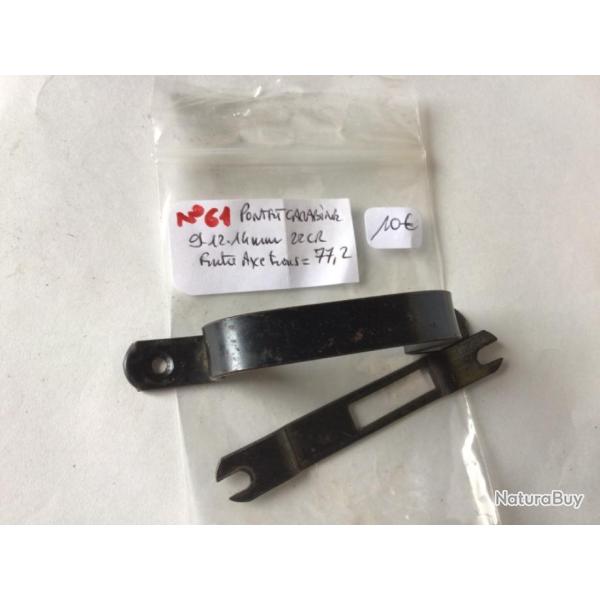 VENDU PAR LE-CUIRASSIER N�61   PONTET DE CARABINE 9-12-14 MM ET 22 LR GAUCHER