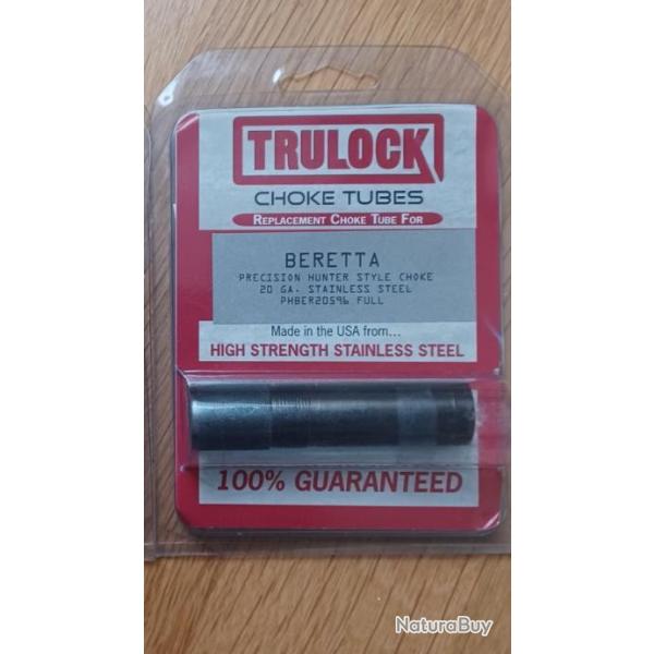Choke externe full choke neuf pour beretta calibre 20.