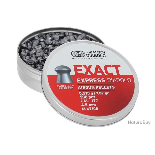 Plombs JSB Exact Express cal 4.5 mm 7.87gr