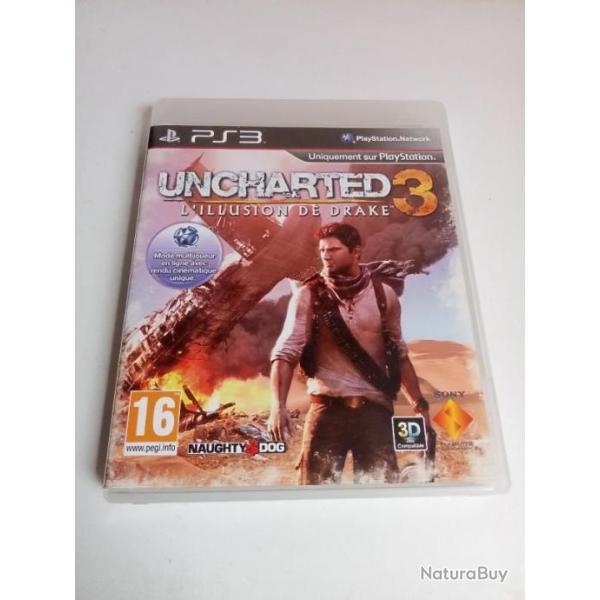 uncharted3  avec notice sur ps3