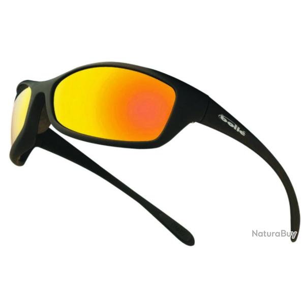 LUNETTES BOLLE KOMET - ECRAN FIRE FLASH - MONTURE NOIRE
