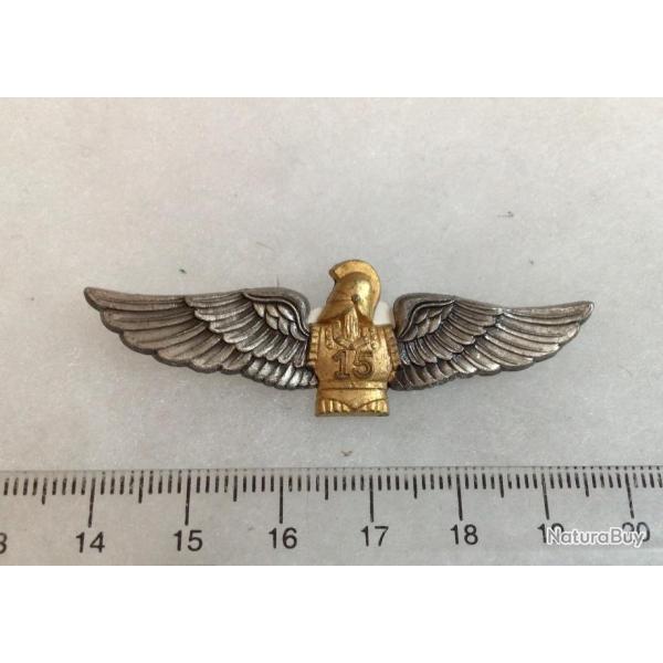 FRANCE GENIE MILITAIRE Insigne 15� R�giment du G�nie de l'air DP 815