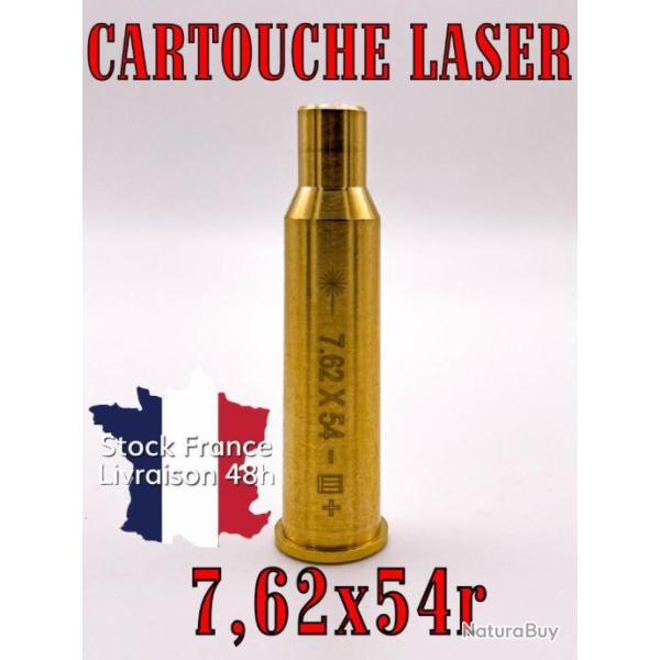 Cartouche laser de r�glage calibre 7,62x54r avec piles - Envoi rapide depuis la France