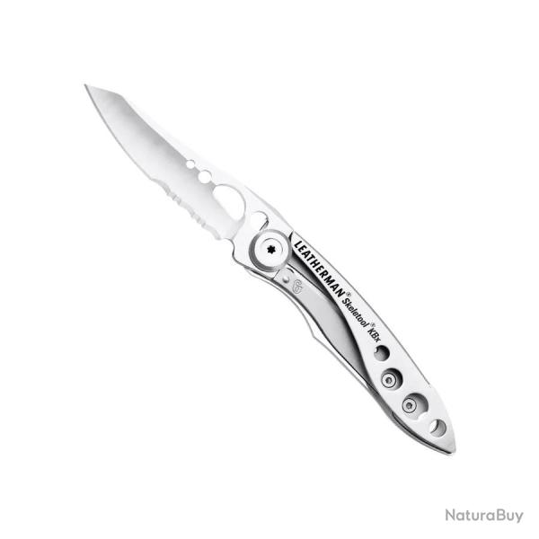 Couteau De Poche Skeletool Kbx Acier En Boite Leatherman - bleu