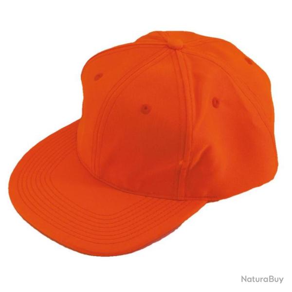 PROMOTION ! Casquette base-ball orange fluo taille unique