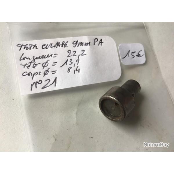 VENDU PAR LE-CUIRASSIER N�21 T�TE DE CULASSE GAUCHER CALIBRE 9 MM PERCUSSION ANNULAIRE