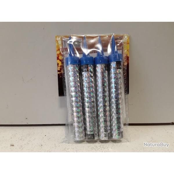 10634 ARTIFICE LOT DE 4 FONTAINES DE FETE 95MM ARDI NEUF