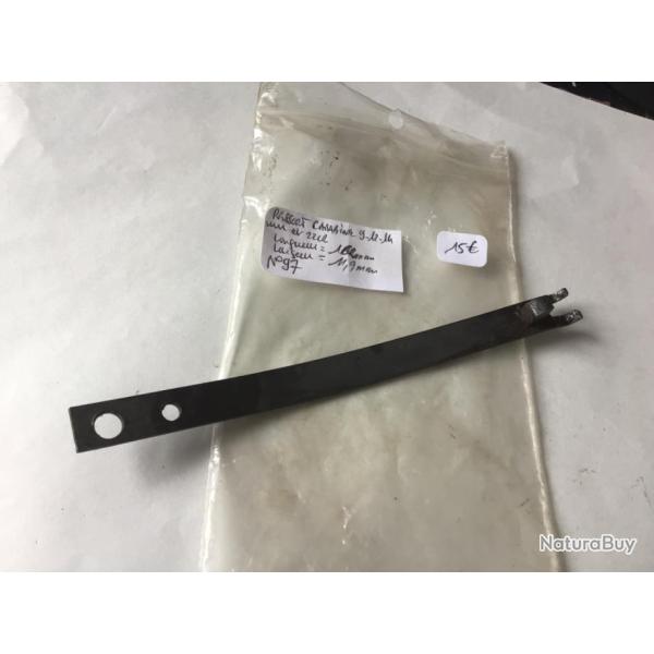 VENDU PAR LE-CUIRASSIER N� 97 RESSORT PLAT DE DETENTE DE CARABINE GAUCHER  CAL  9-12 -14 MM ET 22 LR