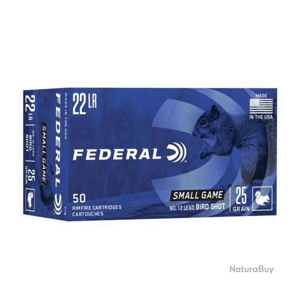 Cartouches Federal � grenailles Bird Shot - Cal. 22LR - Par 10 / 10