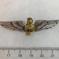 FRANCE GENIE MILITAIRE Insigne 45&deg; R&eacute;giment du G&eacute;nie de l'air DP 1265