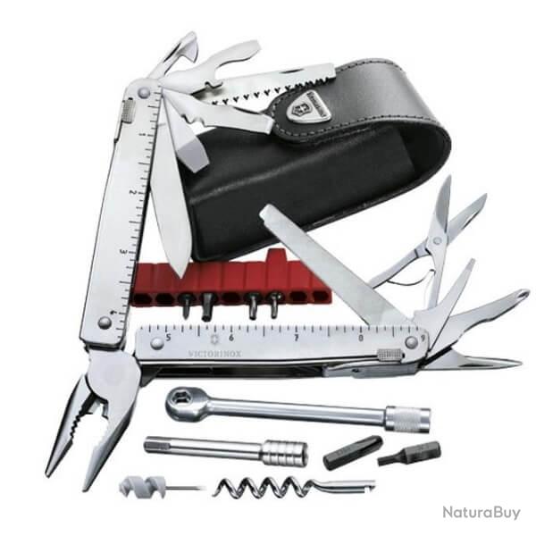 3.0339.L Swisstool Victorinox X et ratchet + tui cuir