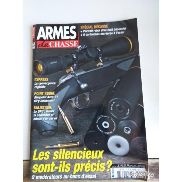 Vends revues armes de chasse