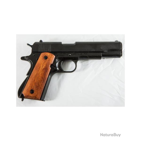 Colt 45 1911 USA Noir Plaquette Lisse D�montable DENIX
