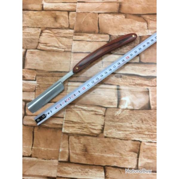 Rasoir barbier lame carbone