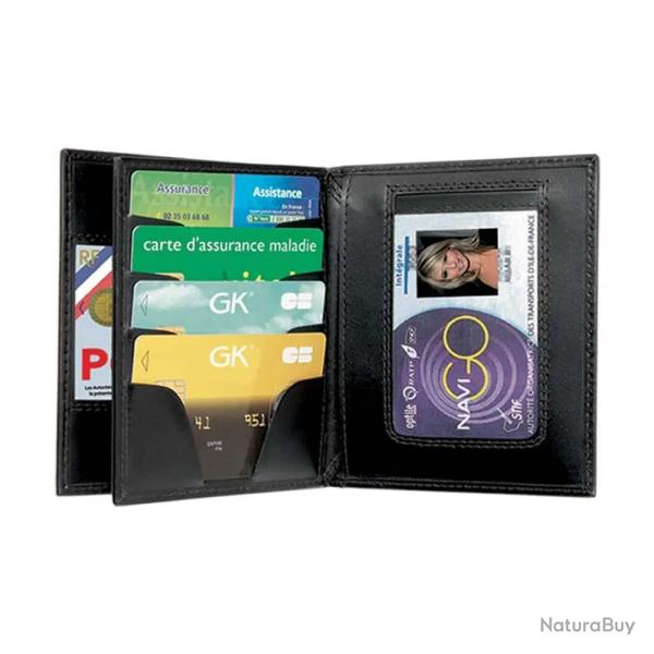 Porte-carte horizontal 3 volets