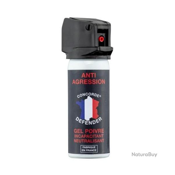 op�def! Bombe de d�fense CONCORDE DEFENDER gel au poivre 50ml par 1