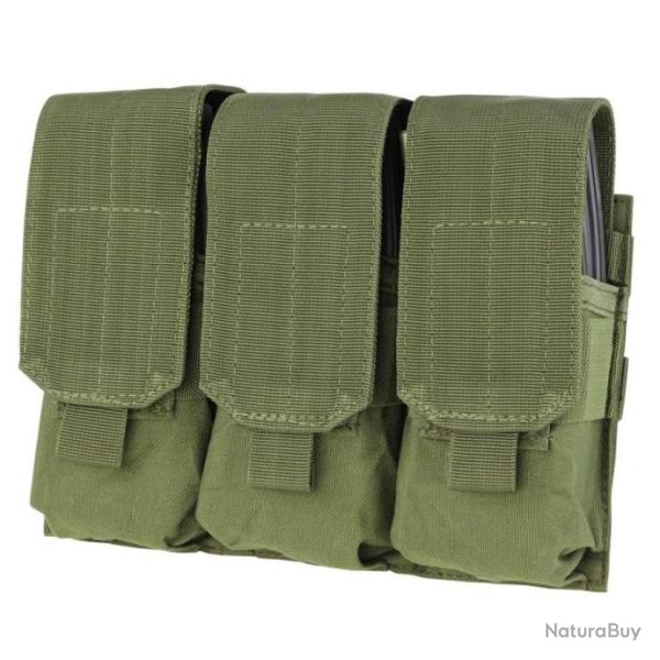 CONDOR PORTE-CHARGEUR TRIPLE M4/M16 MOLLE OLIVE DRAB