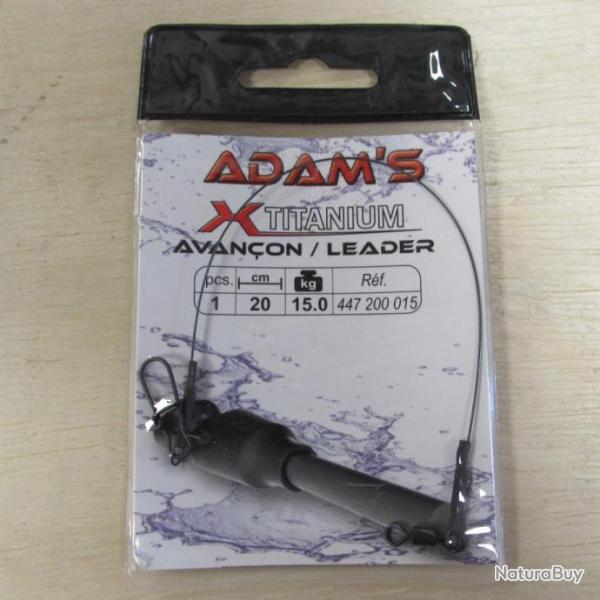 Avan�on titanium de marque ADAM'S, r�sistance 15 kg