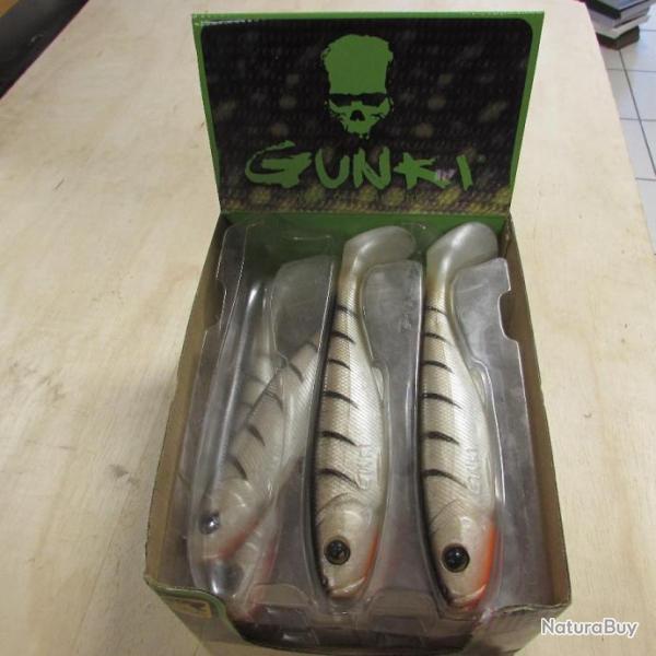 Leurre souple de marque GUNKI, mod�le Gunzilla 230 brown perch