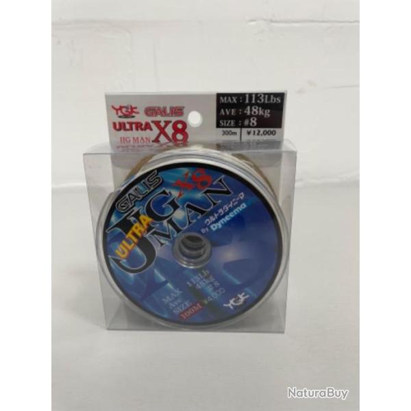 !! TRESSES DUNEEMA GALIS ULTRA JIG MAN X8