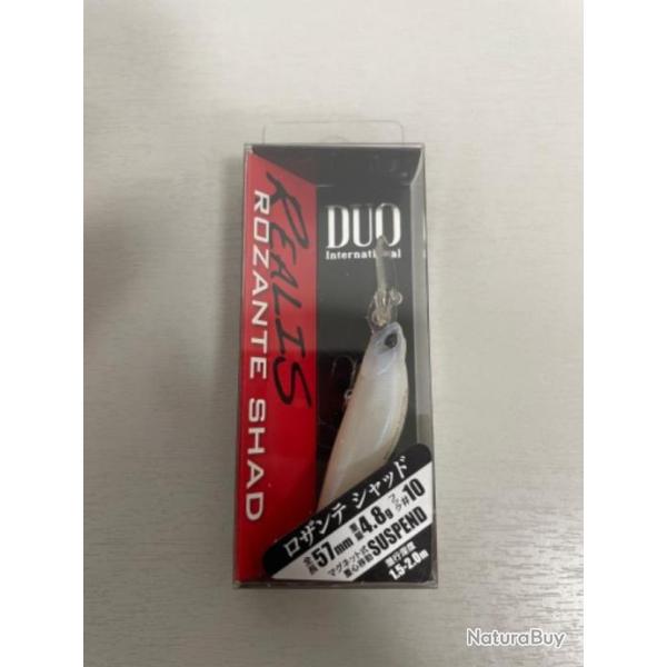 !! LEURRE DUO REALIS ROZANTE SHAD 57MR NEO PEARL