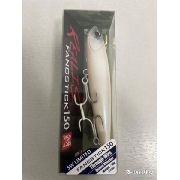 !! LEURRE DUO REALIS FANGSTICK 150 NEO PEARL