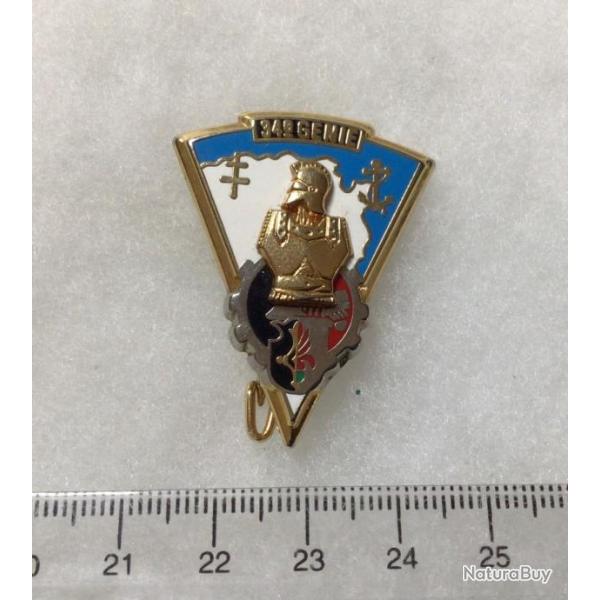 FRANCE GENIE MILITAIRE Insigne 34� R�giment du G�nie. Croix d'Agad�s